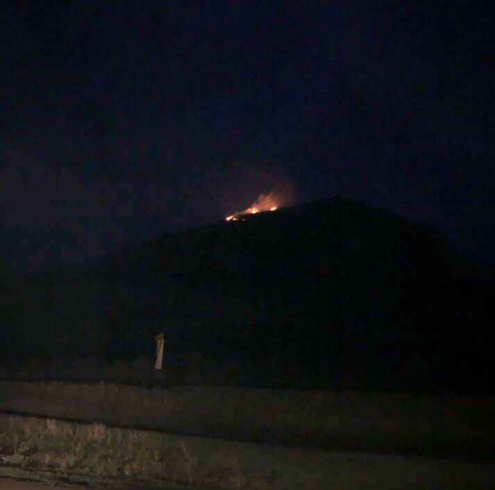 В Башкирии произошел пожар на горе Торатау