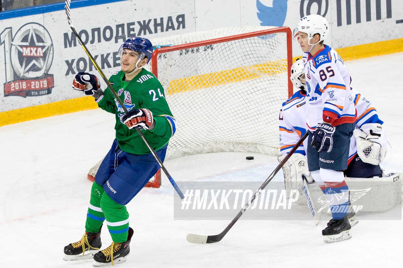 Молодёжный хоккейный клуб «Толпар» одержал победу над тольяттинской «Ладьёй»