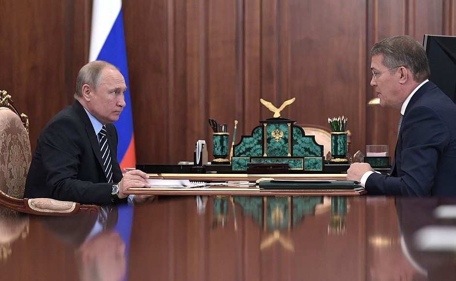 Путин разъяснил врио главы Башкирии смысл продэмбарго