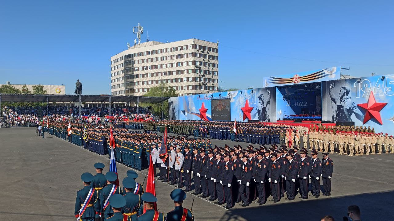 Оренбург встречает 76-ую годовщину Победы в Великой Отечественной войне -  Новости - Уфа - UTV