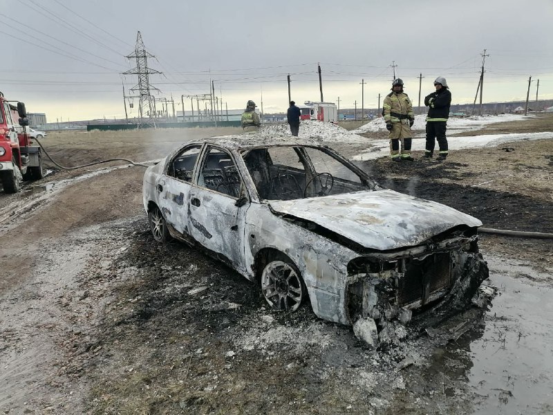 В башкирском селе мужчина сгорел заживо в автомобиле