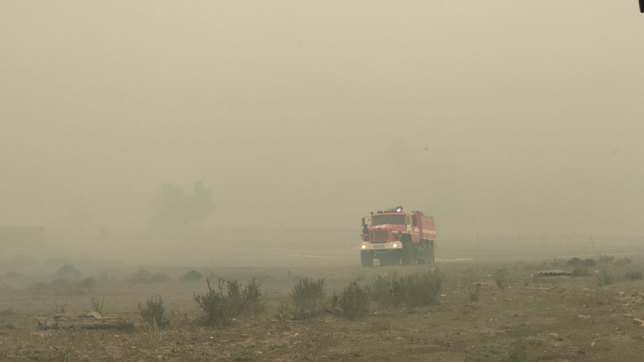 В Башкирии эвакуировали село из-за лесного пожара