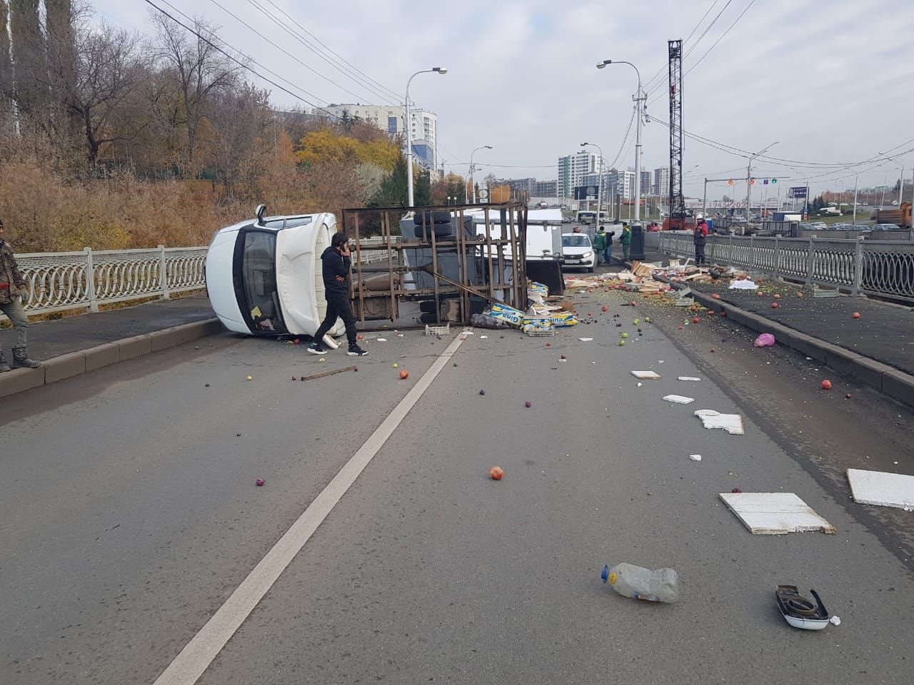 Авария на Бельском мосту Уфа