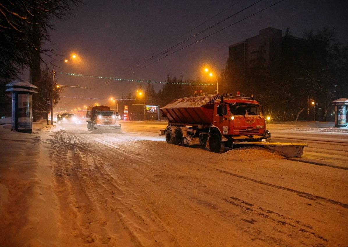 В Уфе всего за ночь выпало семь сантиметров снега