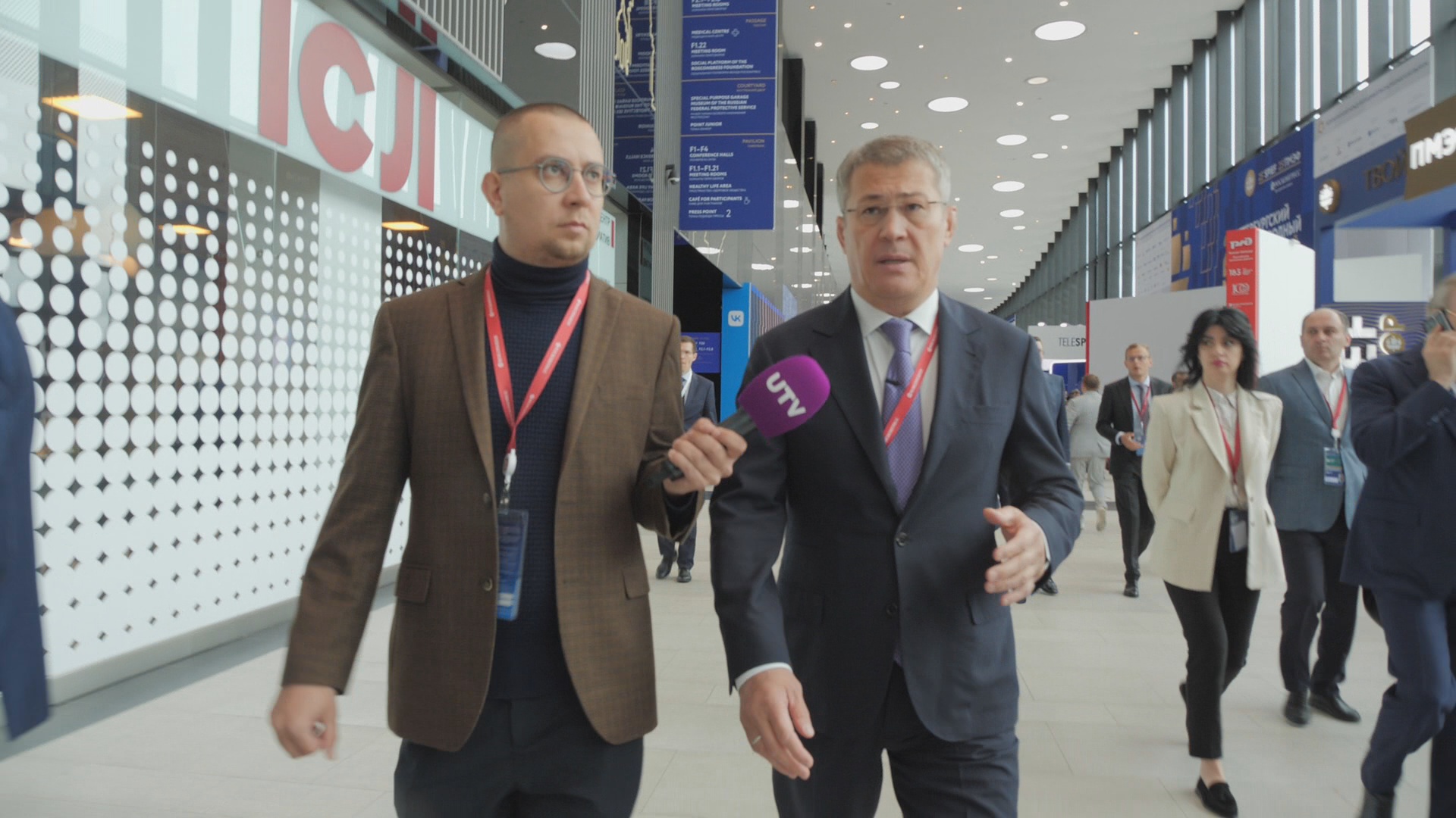Радий Хабиров рассказал UTV об итогах двух дней работы башкирской делегации на ПМЭФ-2022