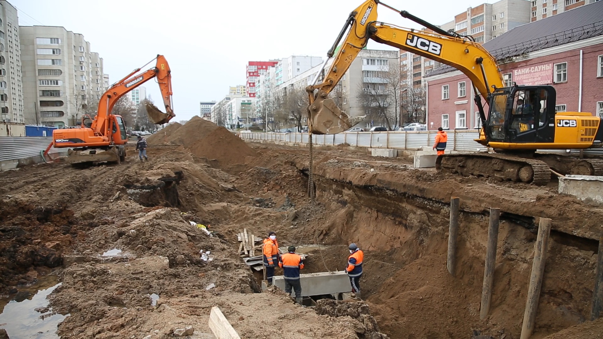 В Уфе очередной участок улицы Комсомольской закроют на три месяца