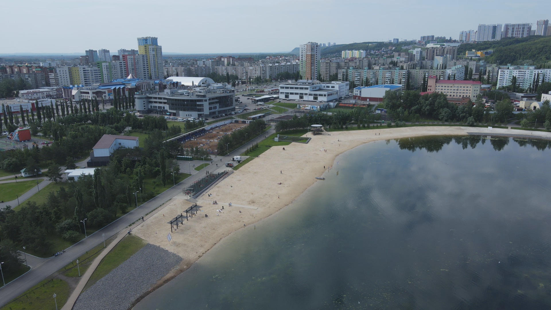 Власти Уфы объяснили, почему нельзя купаться в озере в парке «Кашкадан»