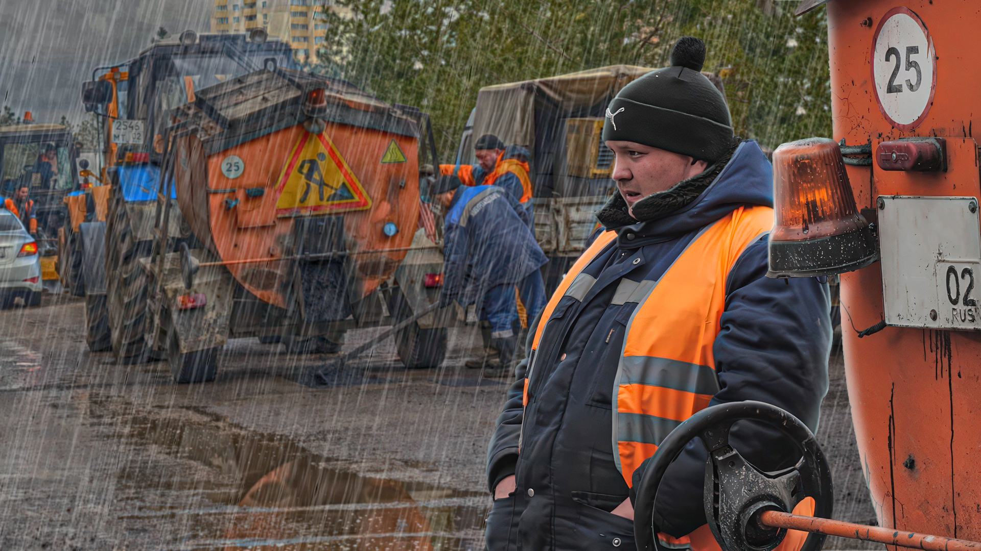 Можно ли укладывать асфальт в дождь или снег? UTV все узнал