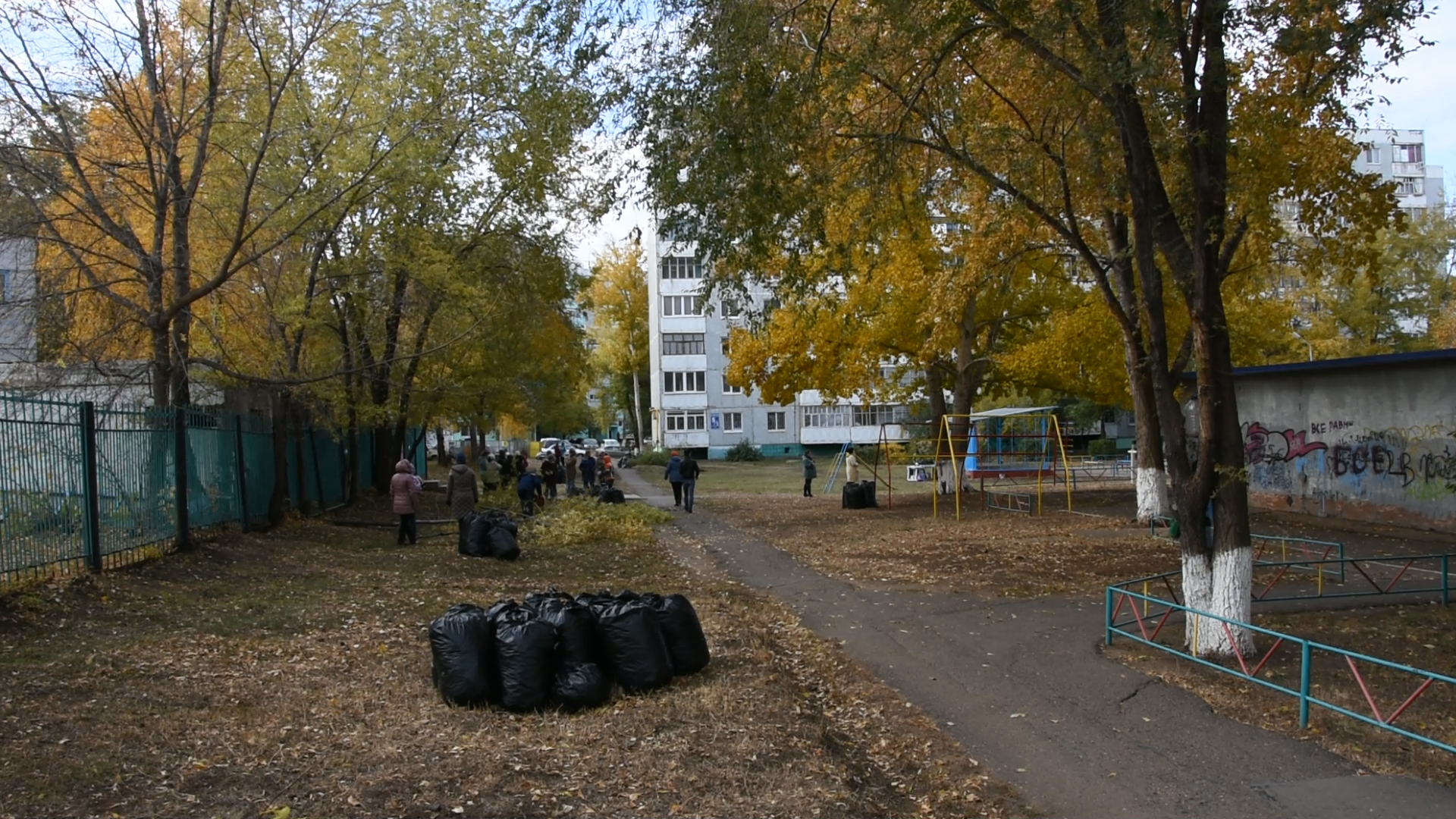 В Оренбурге на осеннюю уборку вышло более 40 тысяч оренбуржцев - Новости  Оренбуржья - Уфа - UTV