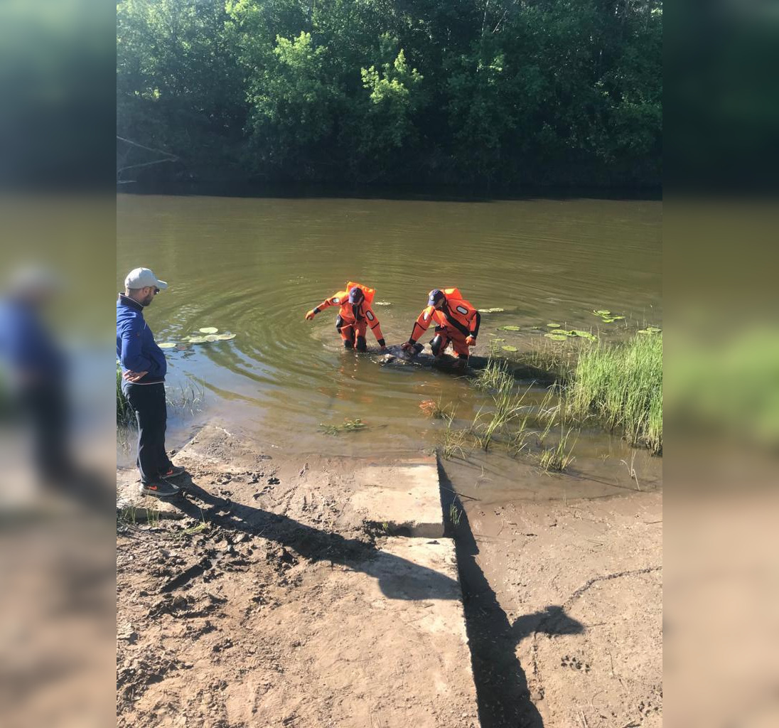 Уровень реки дема у деревни бочкарева. 15 Летний подросток утонул.