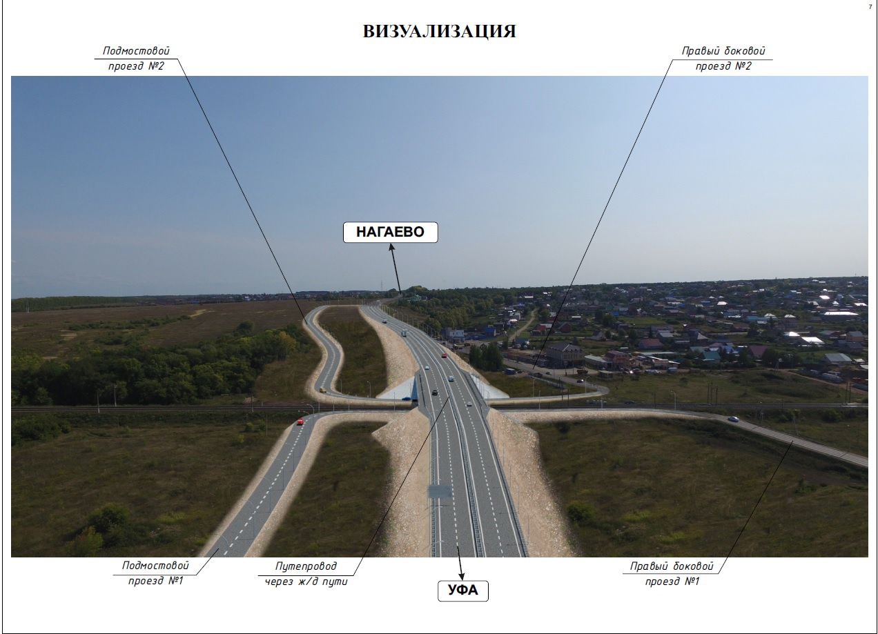 В Уфе к 2023 году достроят путепровод в сторону Зинино и Нагаево - Новости  - Уфа - UTV