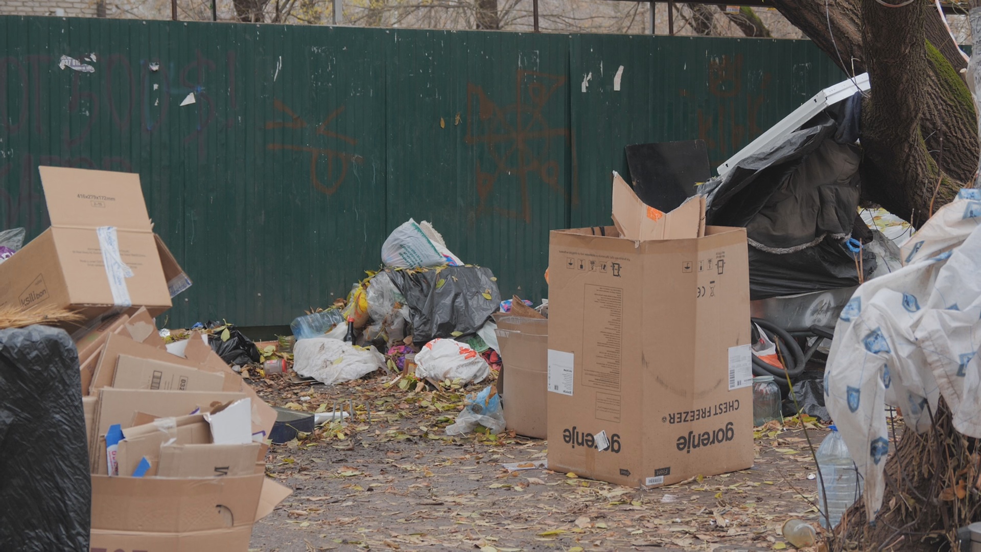 Кадр из репортажа UTV