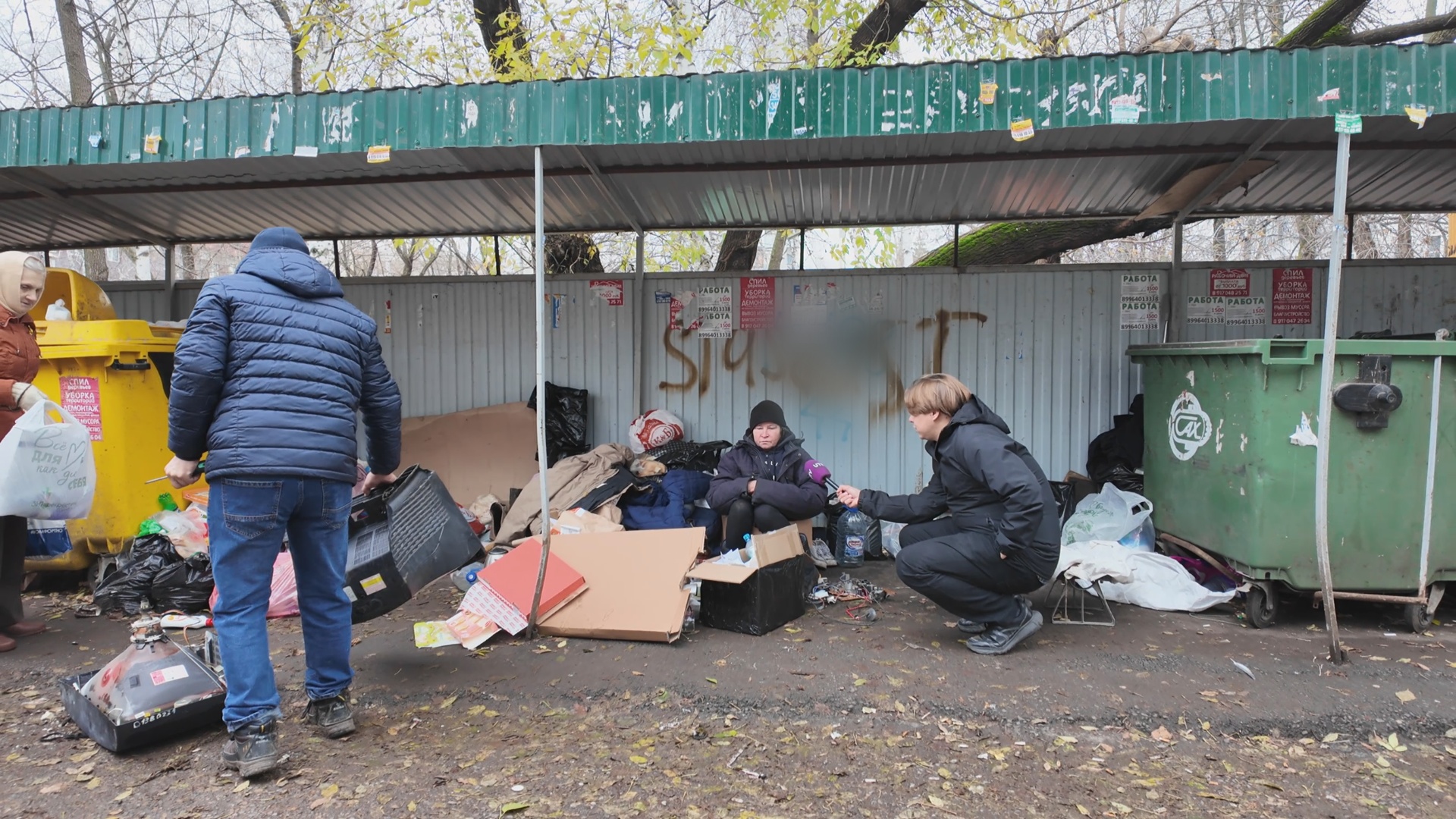 Кадр из репортажа UTV