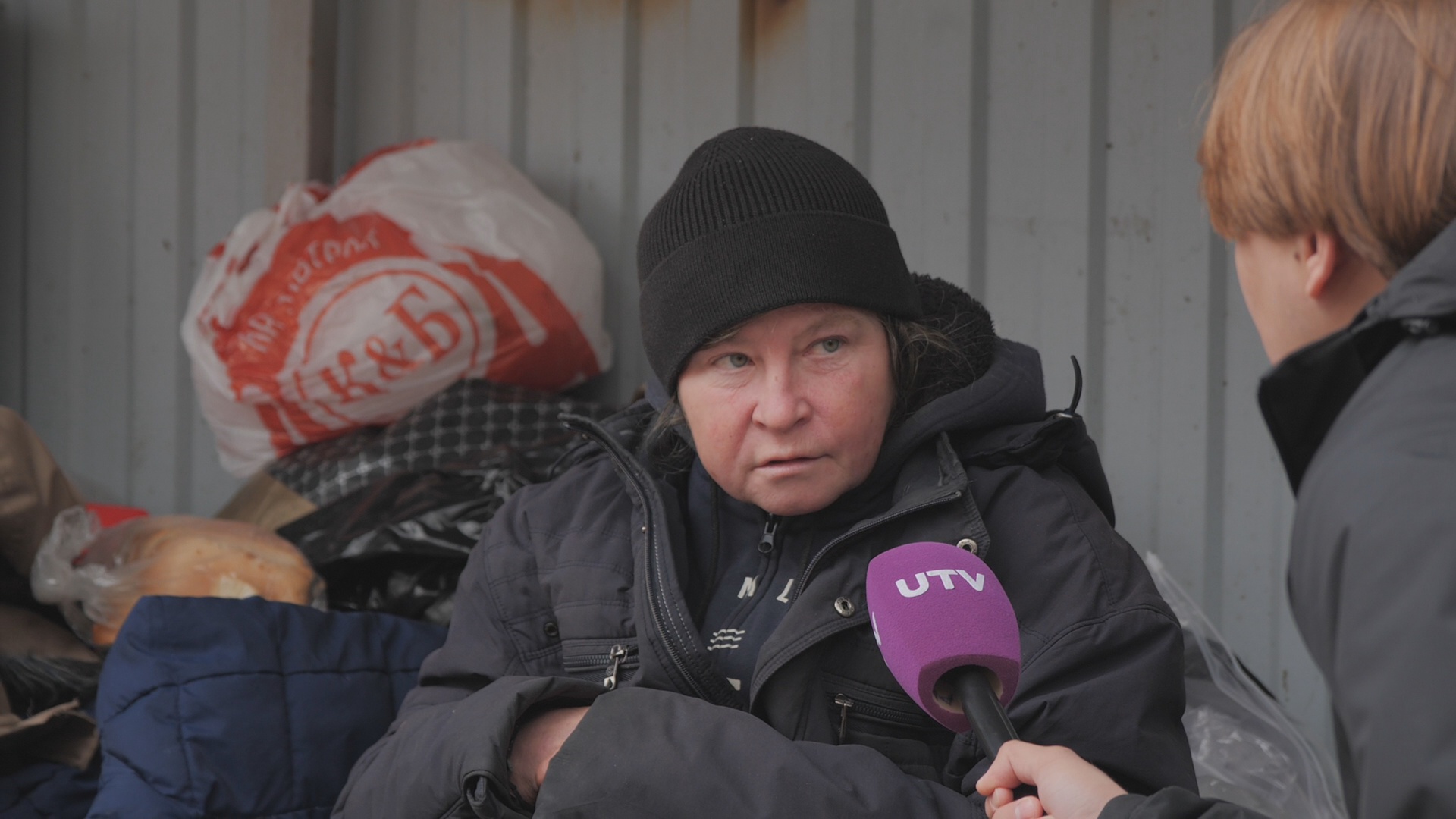 Кадр из репортажа UTV