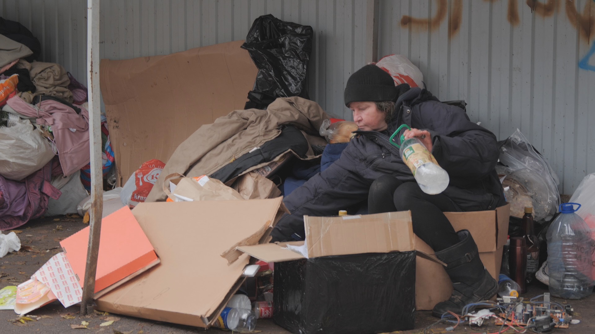 Кадр из репортажа UTV