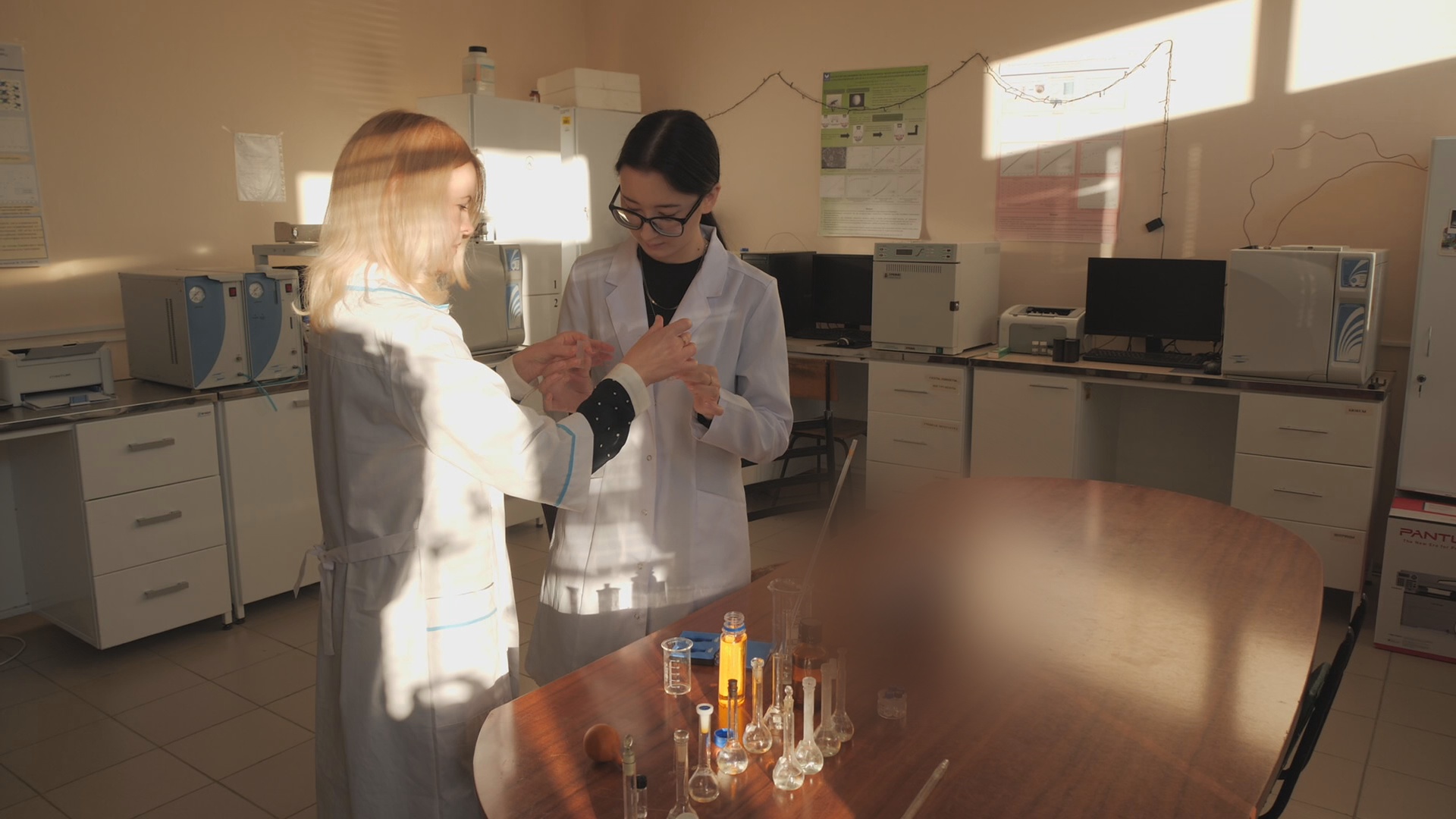 Кадр из репортажа UTV