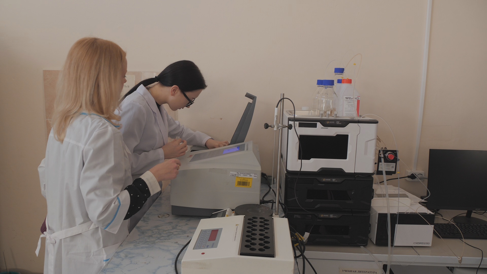 Кадр из репортажа UTV