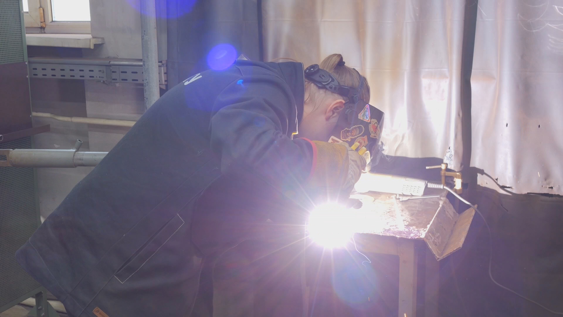 Кадр из репортажа UTV