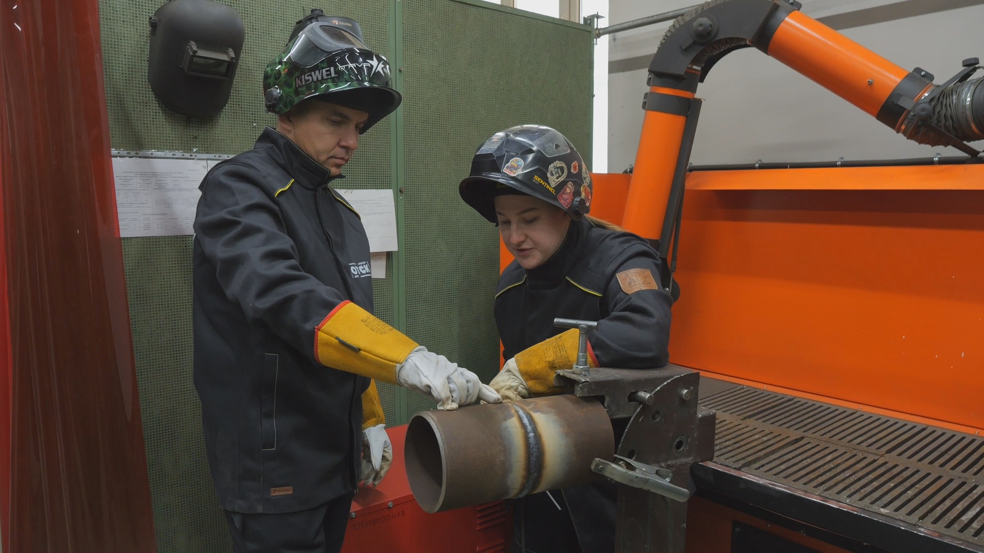 Кадр из репортажа UTV