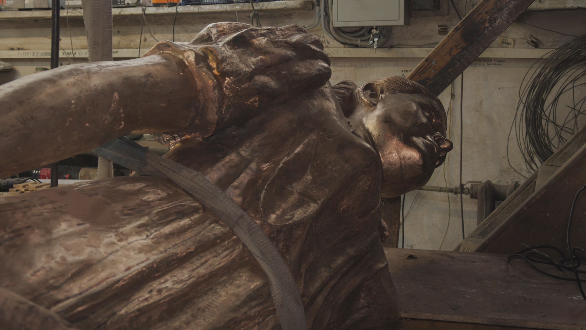 Кадр из репортажа UTV