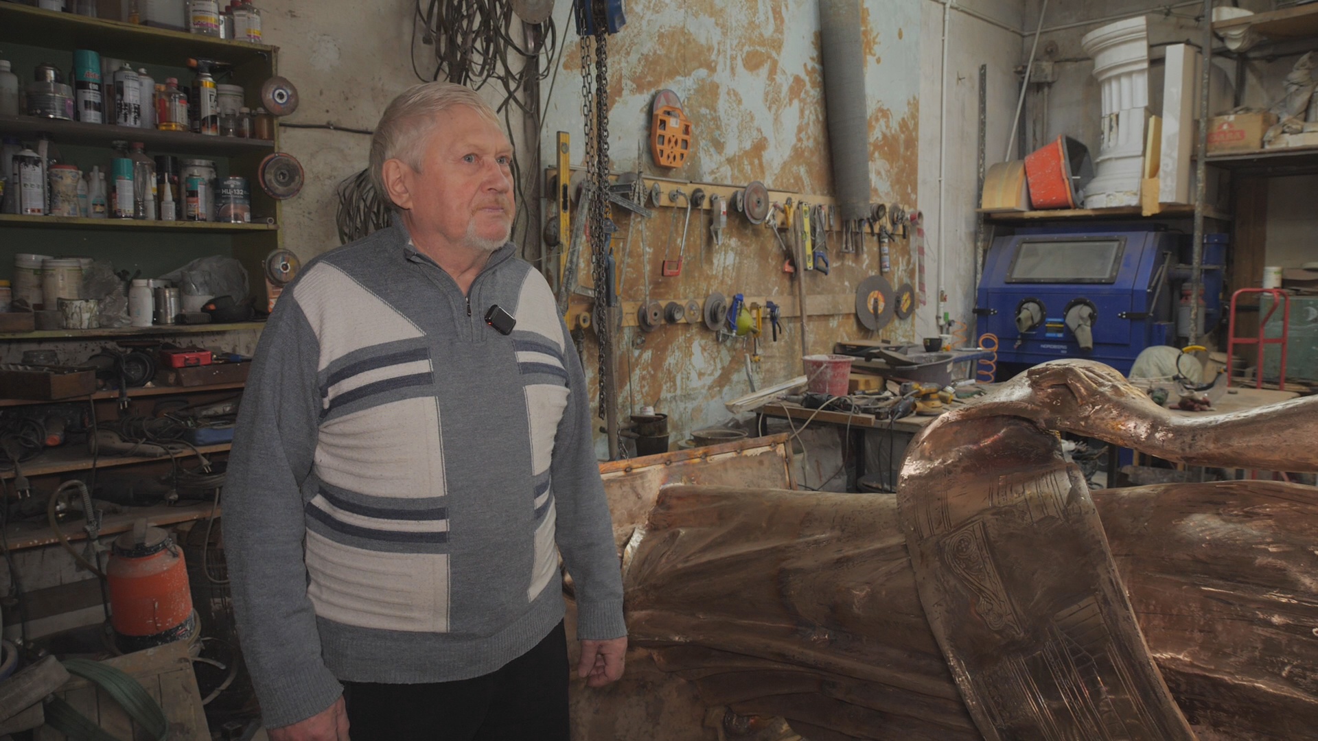 Кадр из репортажа UTV