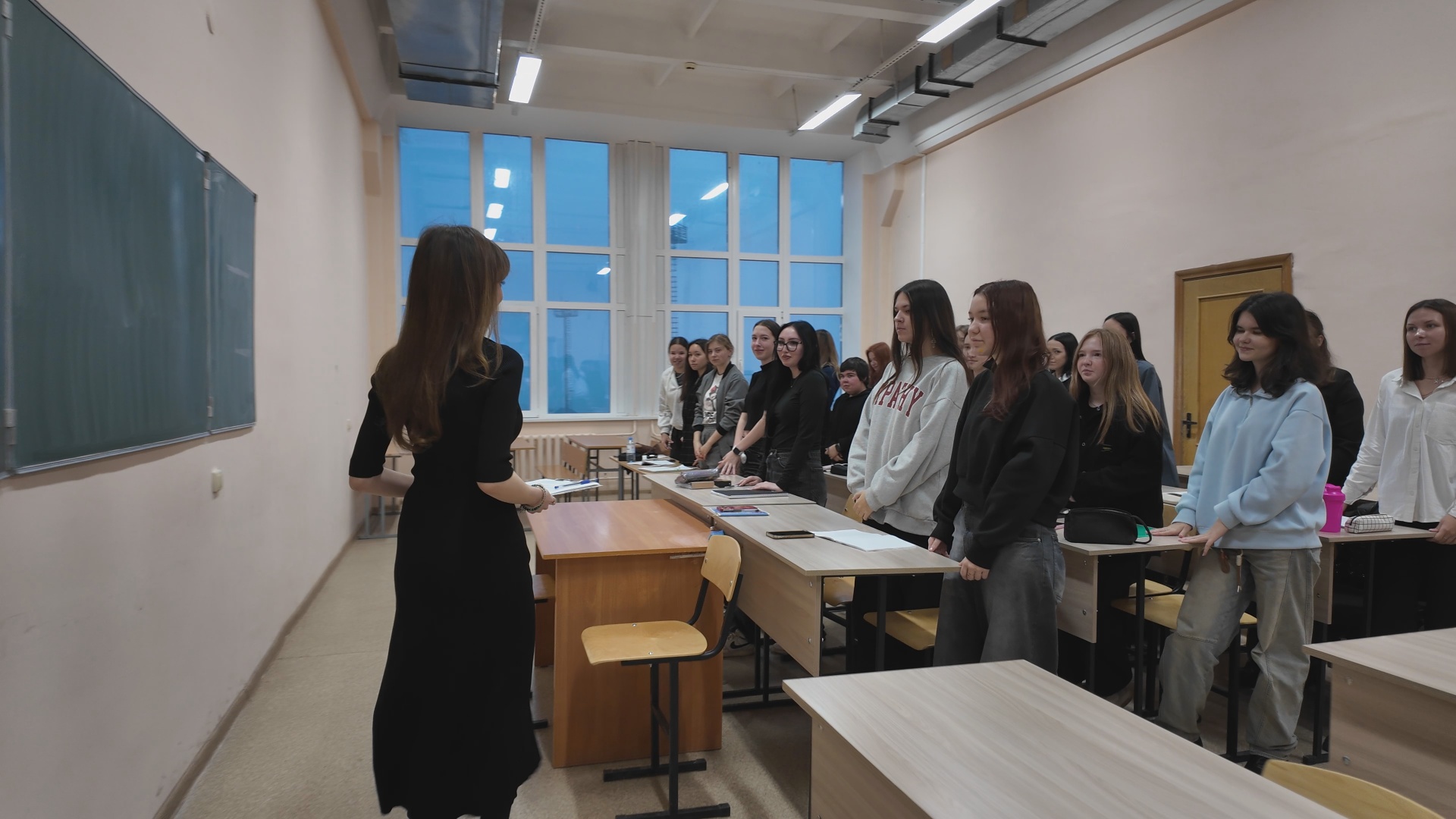 Кадр из репортажа UTV