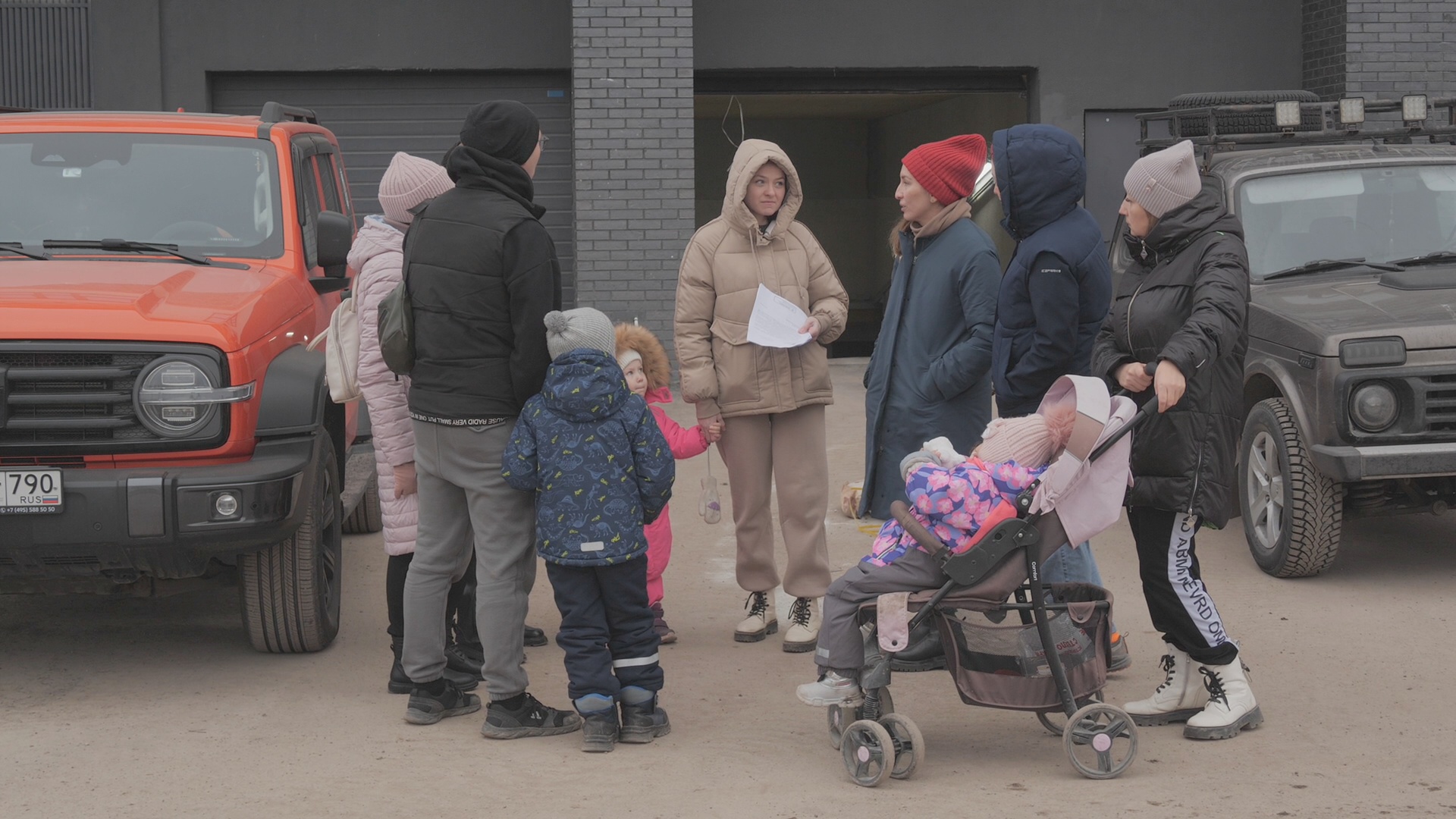 Кадр из репортажа UTV