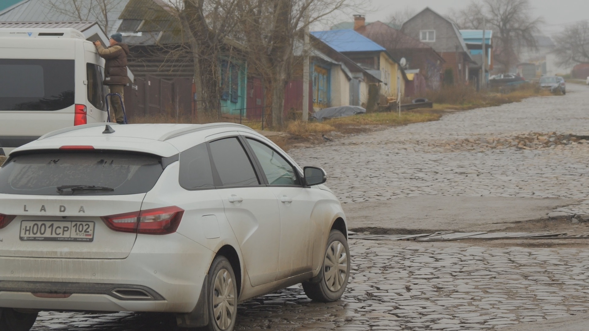 Кадр из репортажа UTV