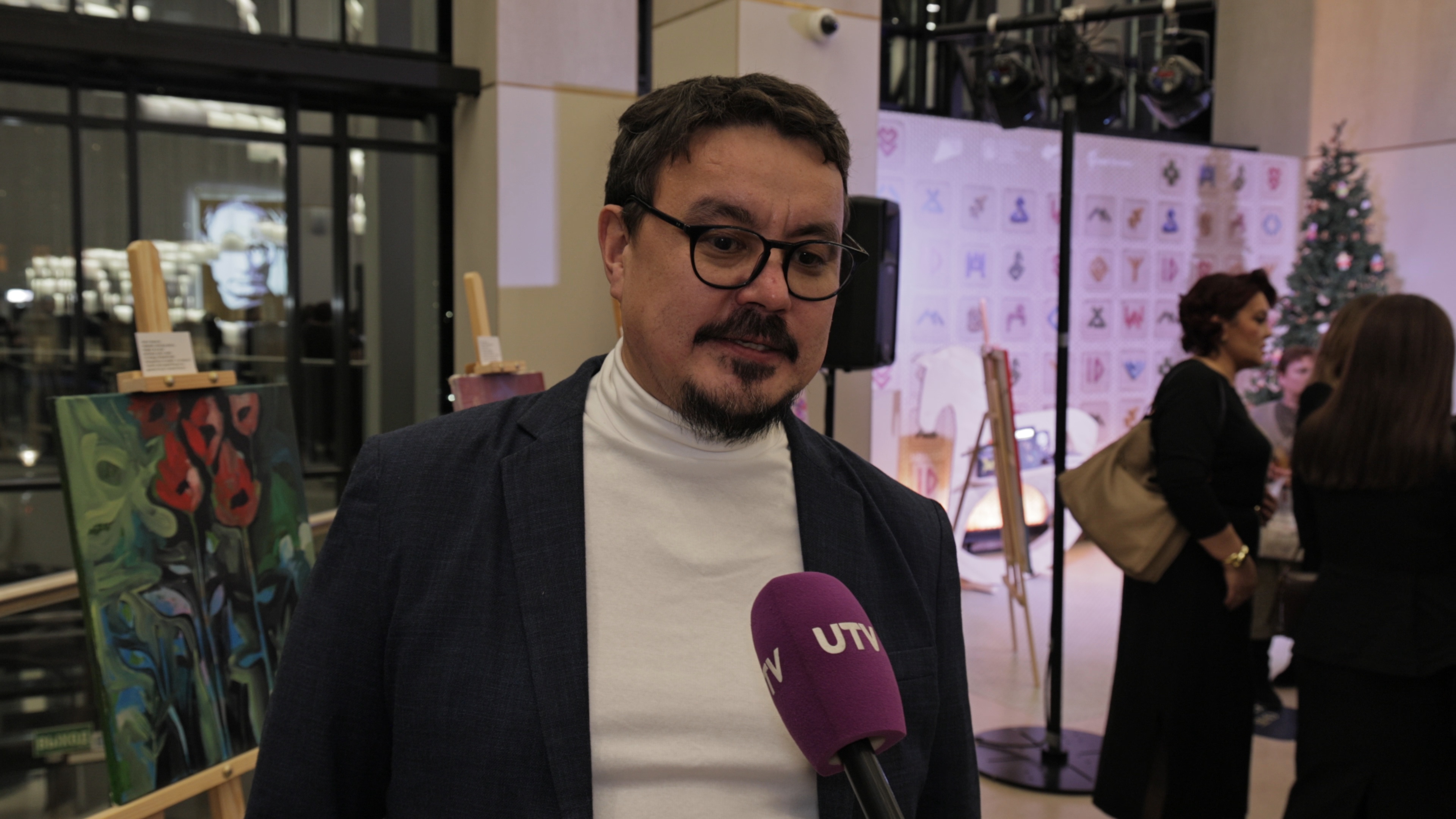 Кадр из репортажа UTV