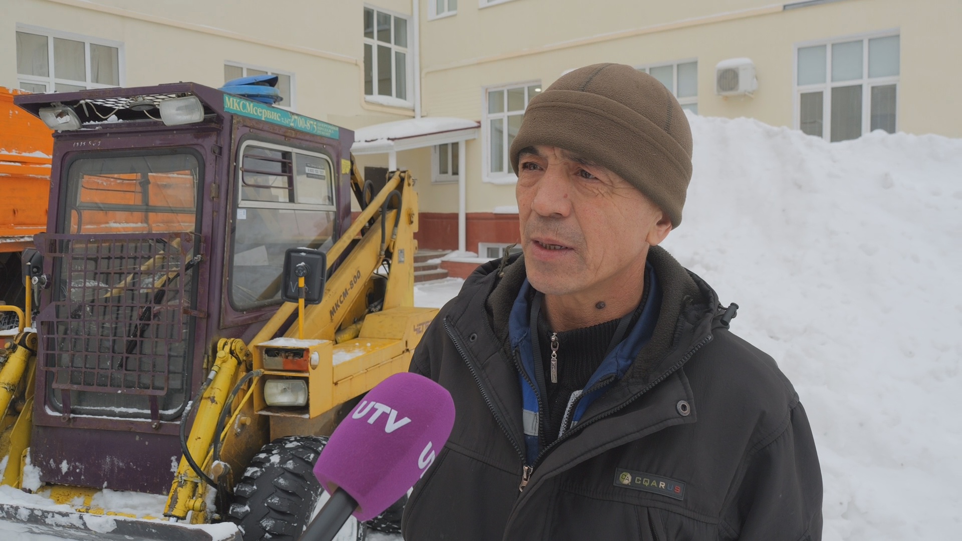 Кадр из репортажа UTV