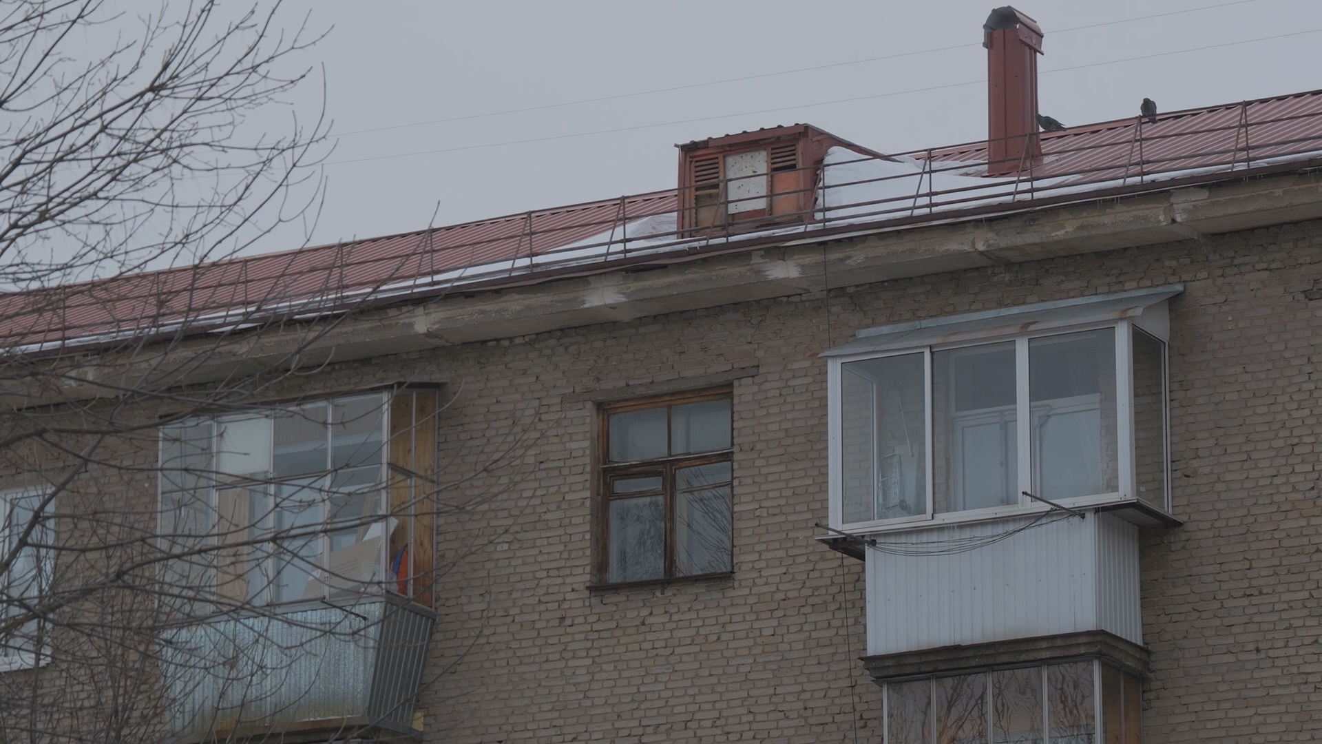 Кадр из репортажа UTV